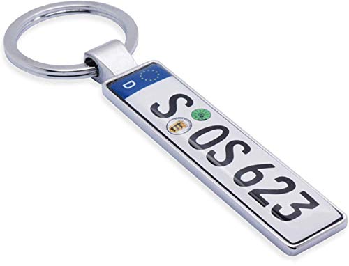 Autokennzeichen-Schlüsselanhänger