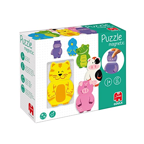 Jumbo Spiele GOULA Magnetisches Holzpuzzle -...
