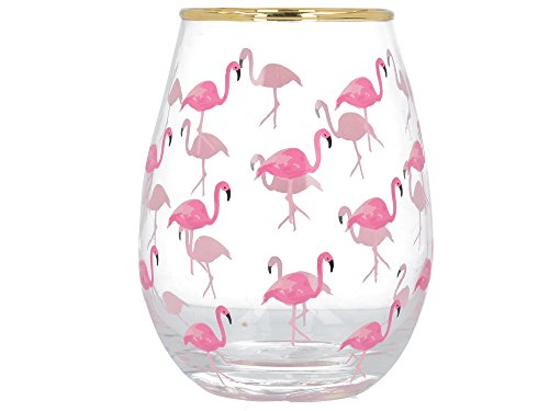 Flamingo-Weinglas