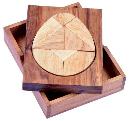 Holzbox mit EIer-Tangram
